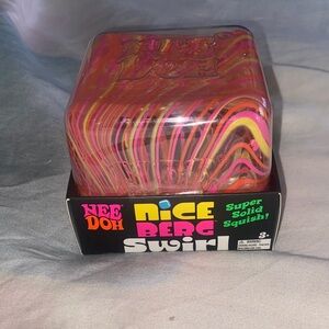 Nee Doh Nice Berg Swirl Squishy Size 4.25” New